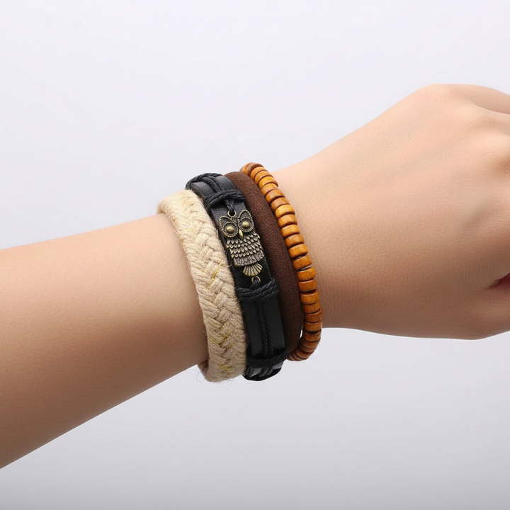 4-Teiliges Armband-Set - RebelStyle