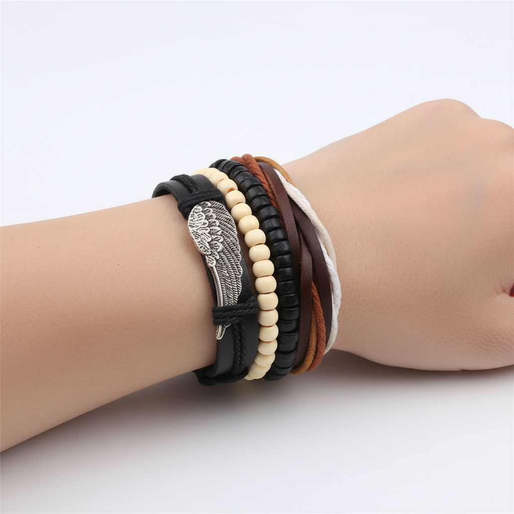 4-Teiliges Armband-Set - RebelStyle