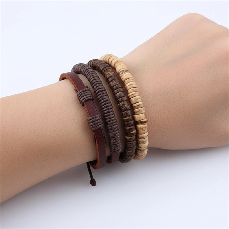 4-Teiliges Armband-Set - RebelStyle