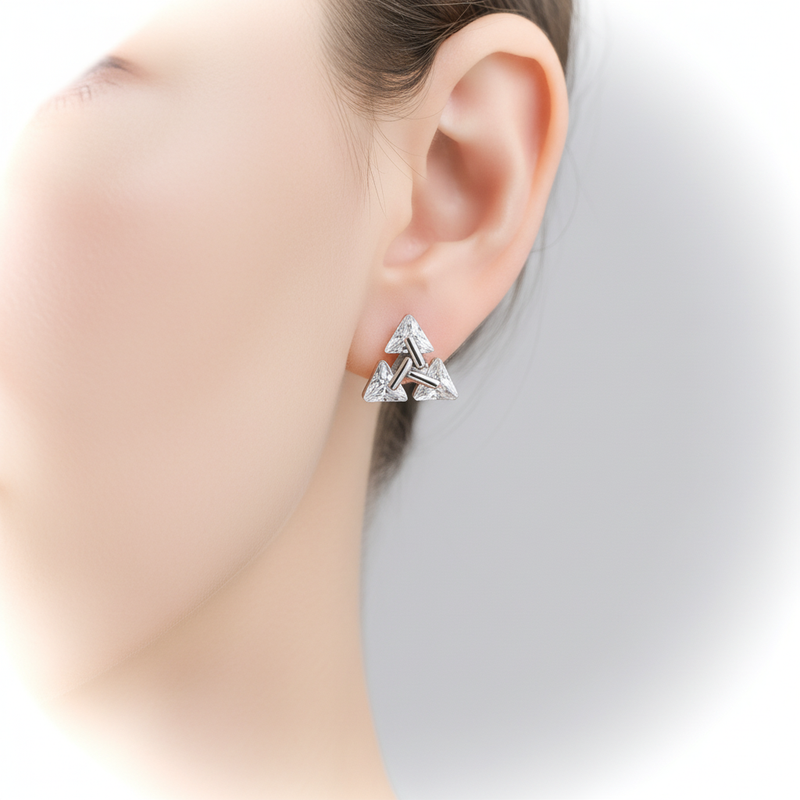 925 Silber Ohrringe - TriadCharm