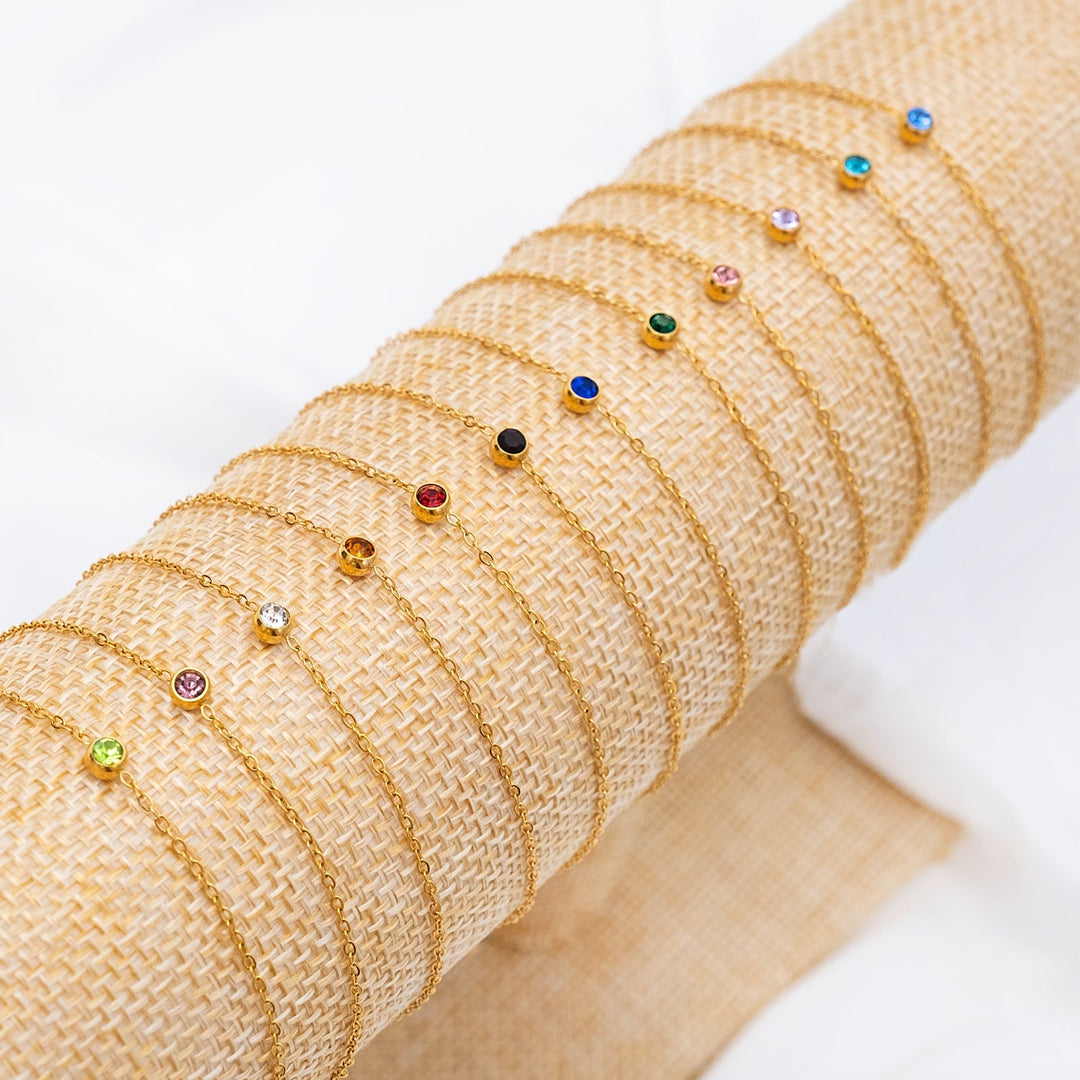 925 Sterling Silberarmband - GoldFlash