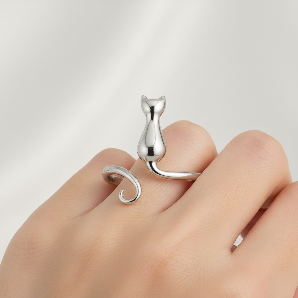 925 Sterling Silberring - CatMagic