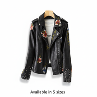 Bikerjacke Aus Leder -  Martina