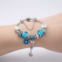 Charme-Armband Aus Sterlingsilber - FlowerBracelet