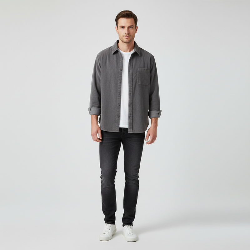 Corduroy Herrenhemd -  Noah