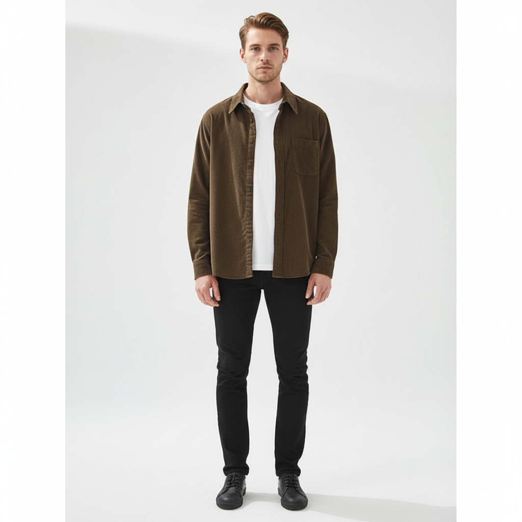 Corduroy Herrenhemd -  Noah