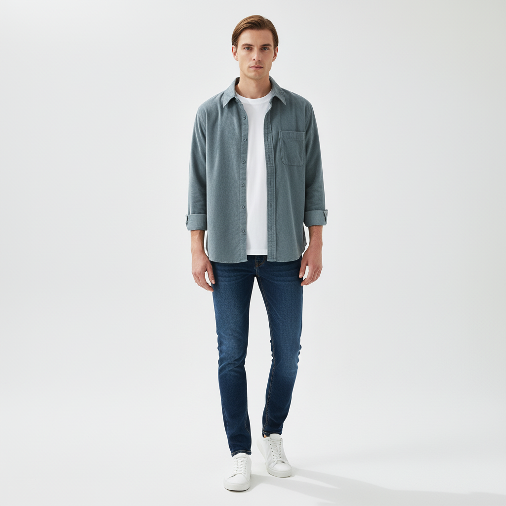 Corduroy Herrenhemd -  Noah