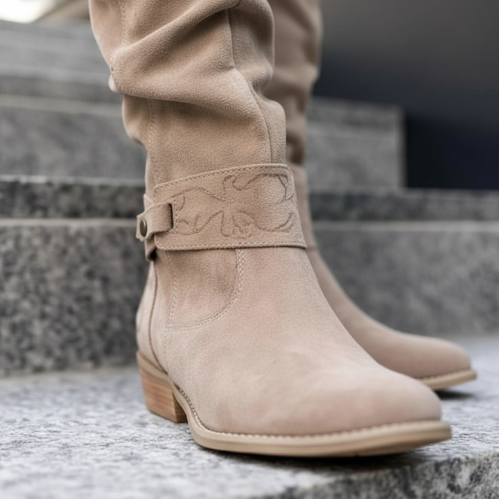 Damenstiefel Aus Kunstsuède -  Laura