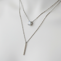 Doppelkette Mit Anhänger - ShimmerNeck