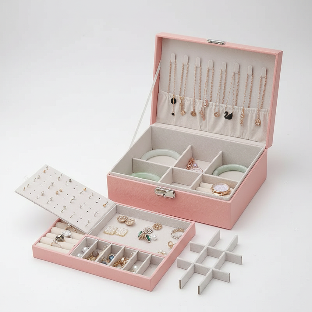 Doppellagige Schmuckaufbewahrung - JewelryHaven