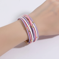 Dreifarbige Wickelarmband - LayerWrap