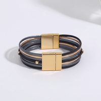 Dreifarbige Wickelarmband - LayerWrap