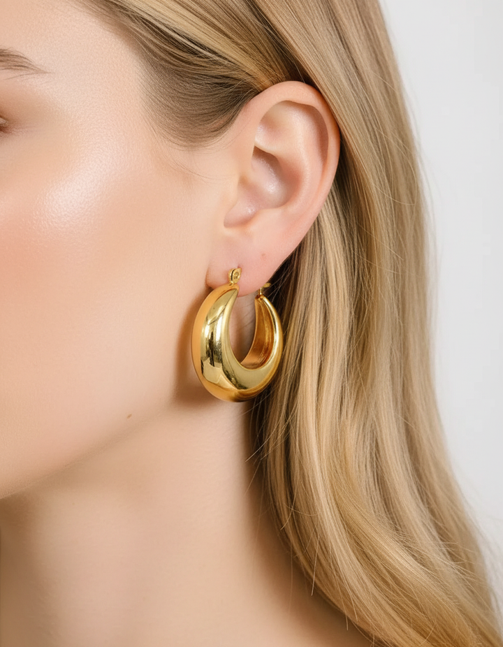 Edelstahl Creolen - VintageHoops