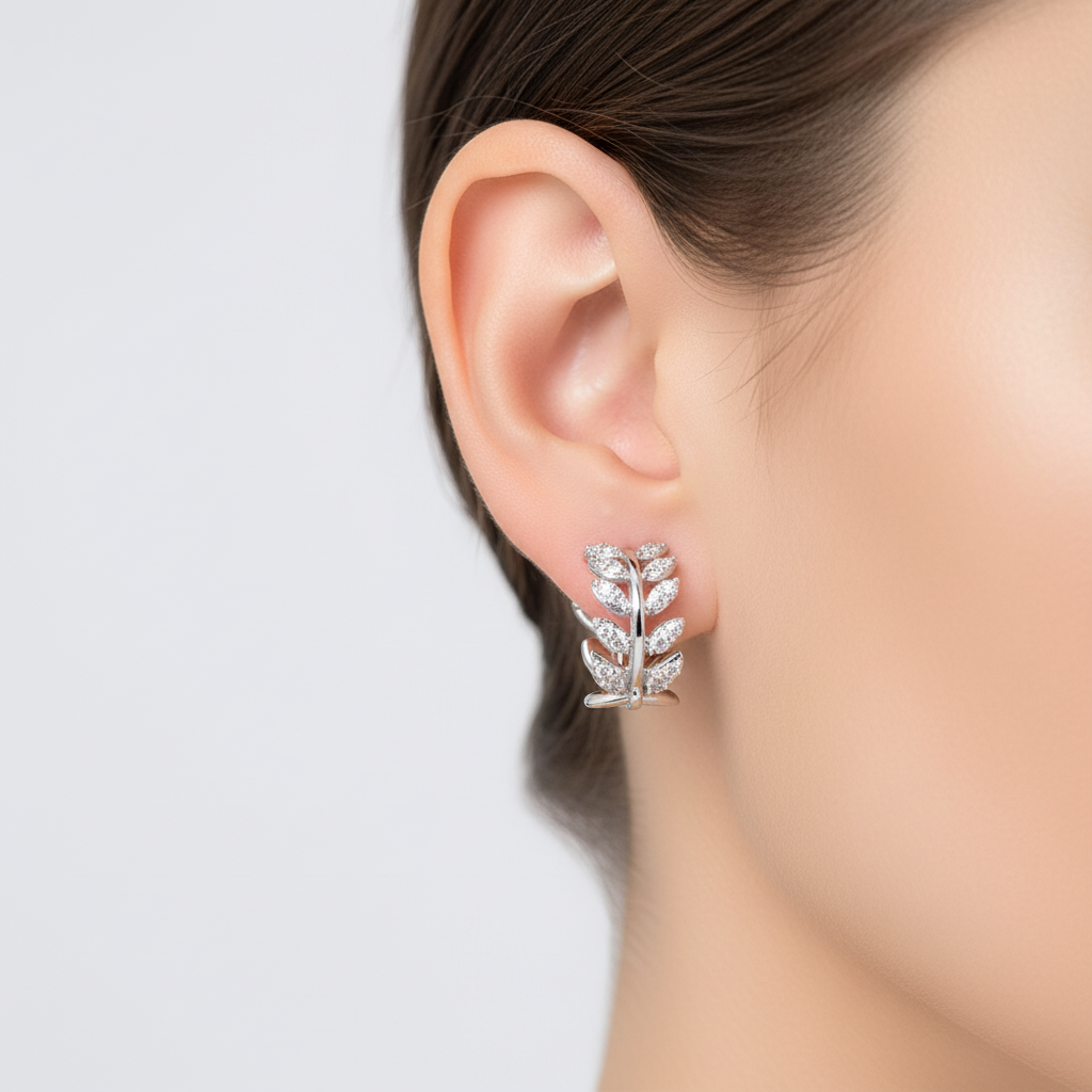 Edelstahl Ohrstecker - LusterLeaf