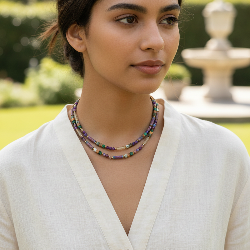 Edelstein-Choker-Kette - HarmonyNecklace