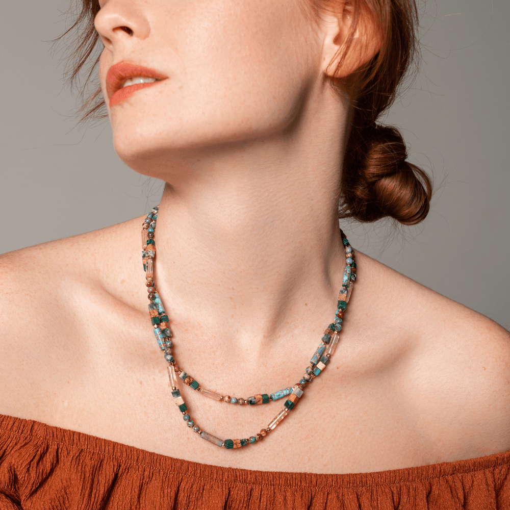 Edelstein-Choker-Kette - HarmonyNecklace