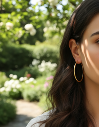 Einfache Creolen - GoldenRings