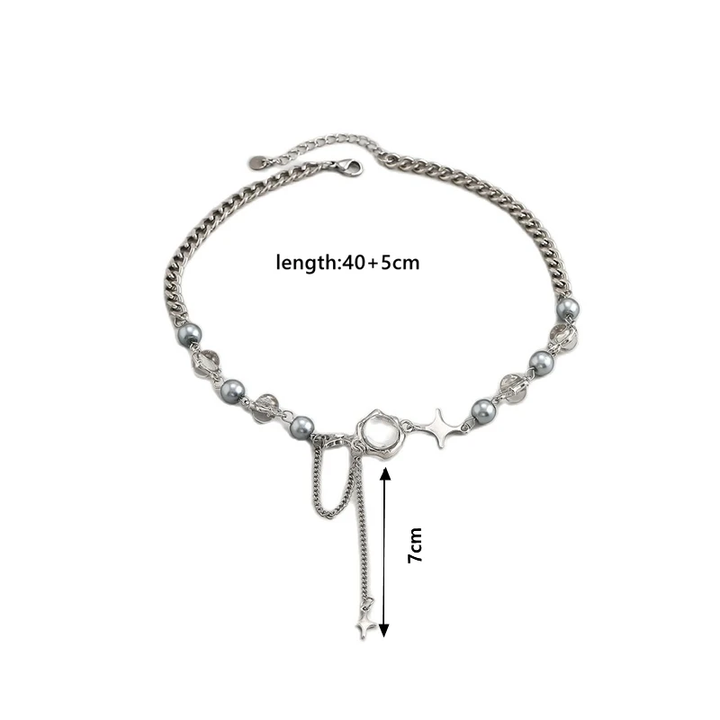 Einstellbare Halskette - SparklePearl