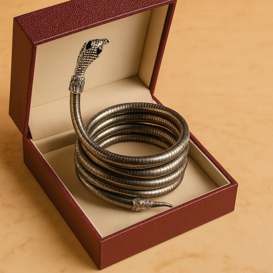 Elegante Schlangenketten-Halskette