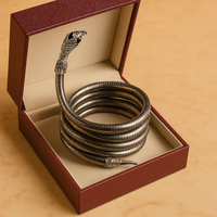 Elegante Schlangenketten-Halskette