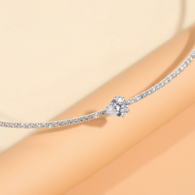 Elegante Zirkonia Halskette - ZirconiaNecklace