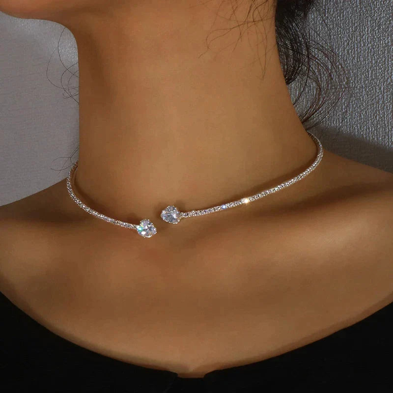 Elegante Zirkonia Halskette - ZirconiaNecklace