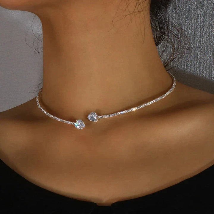 Elegante Zirkonia Halskette - ZirconiaNecklace