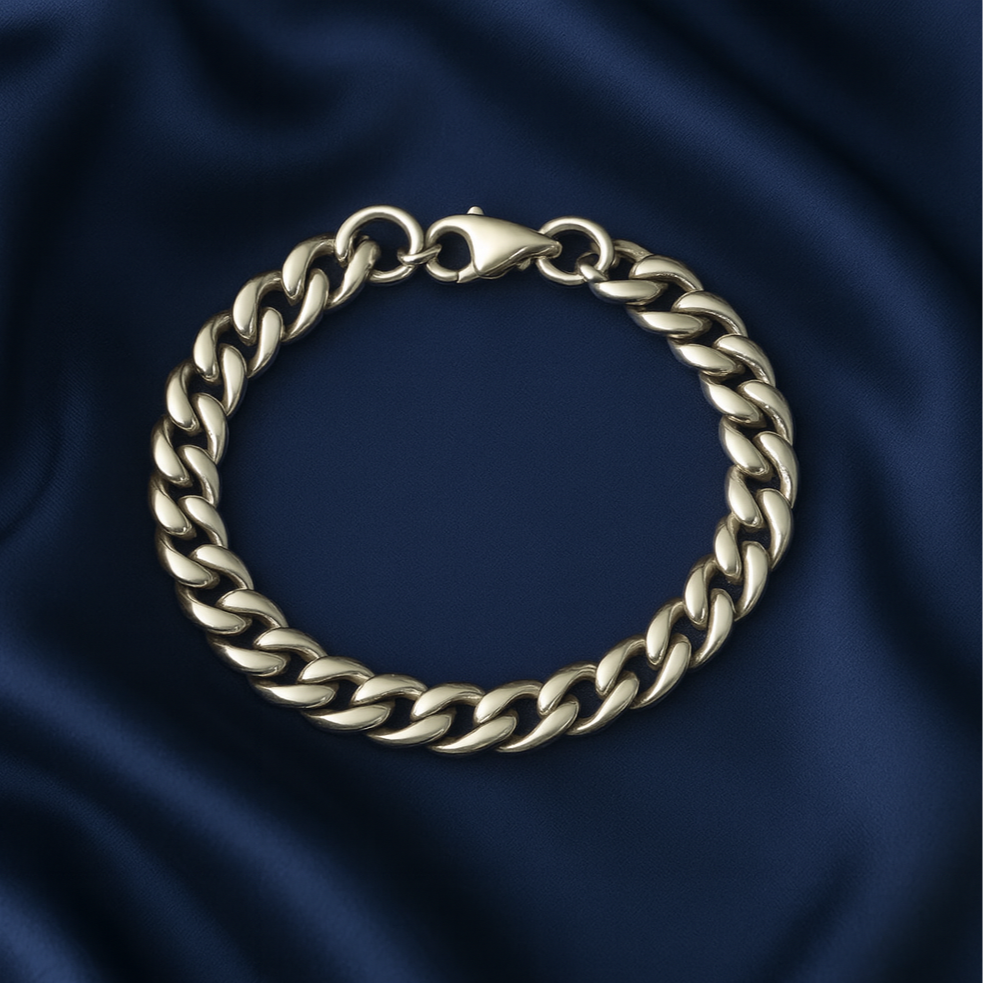 Eleganz-Link Edelstahl-Armband