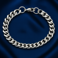 Eleganz-Link Edelstahl-Armband