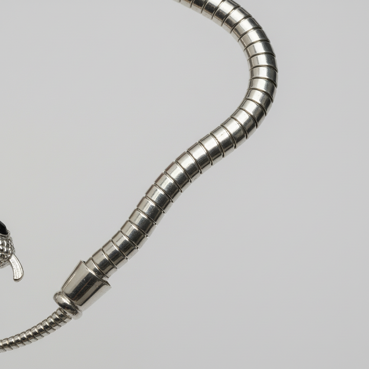 Flache Metall-Halskette - SnakeShine