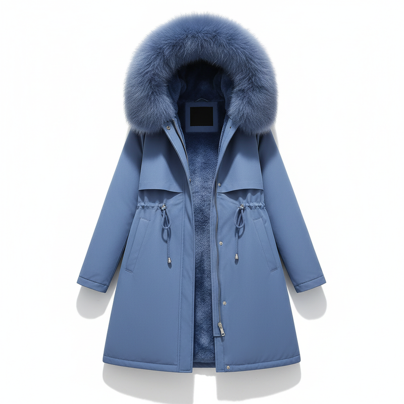 Fleece Parka Mit Kapuze -  Silvia