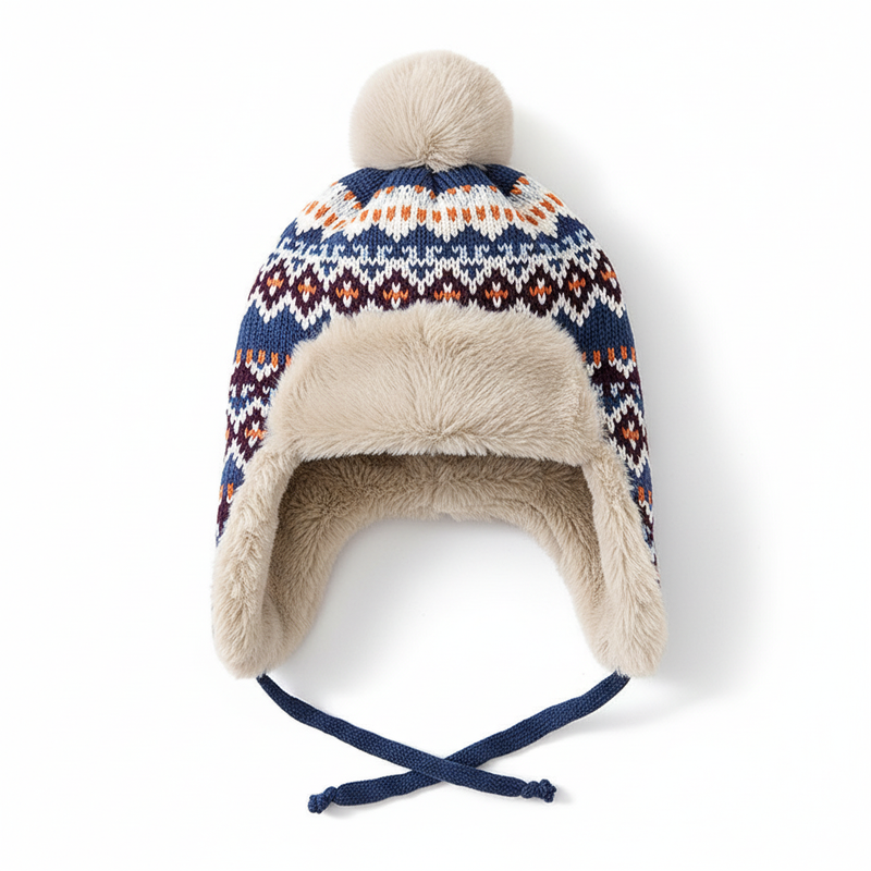 Gebrannte Mütze Mit Ohrenschutz - SnugHat