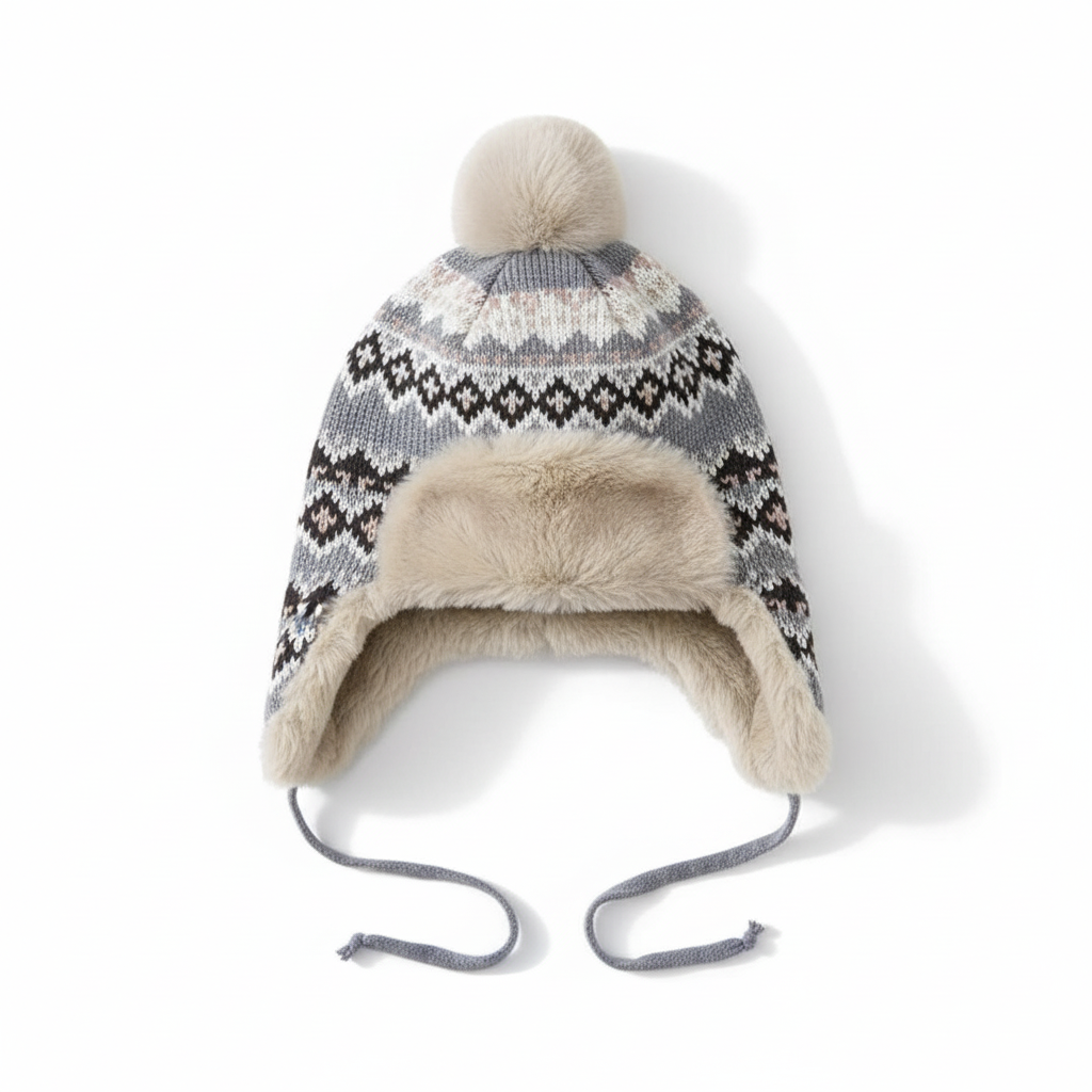 Gebrannte Mütze Mit Ohrenschutz - SnugHat