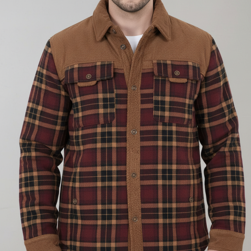 Gefütterte Flanelljacke - Lars