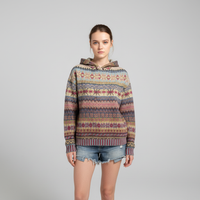 Gemusterter Damen Hoodie -  Claudia