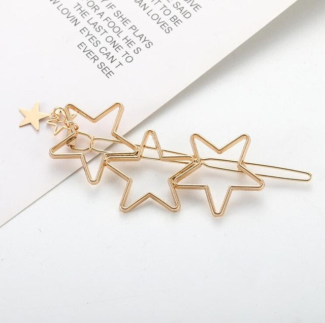 Geometrische Haarspange - MoonClip