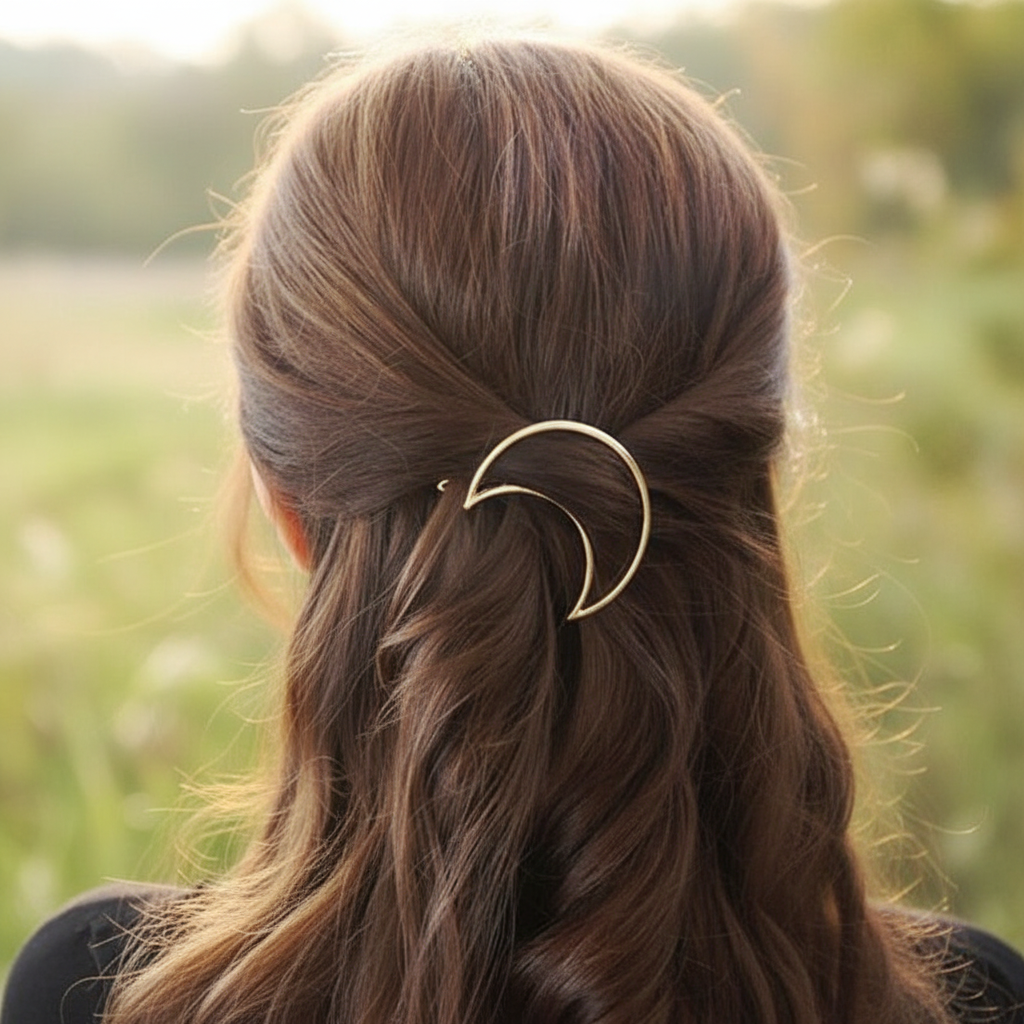 Geometrische Haarspange - MoonClip