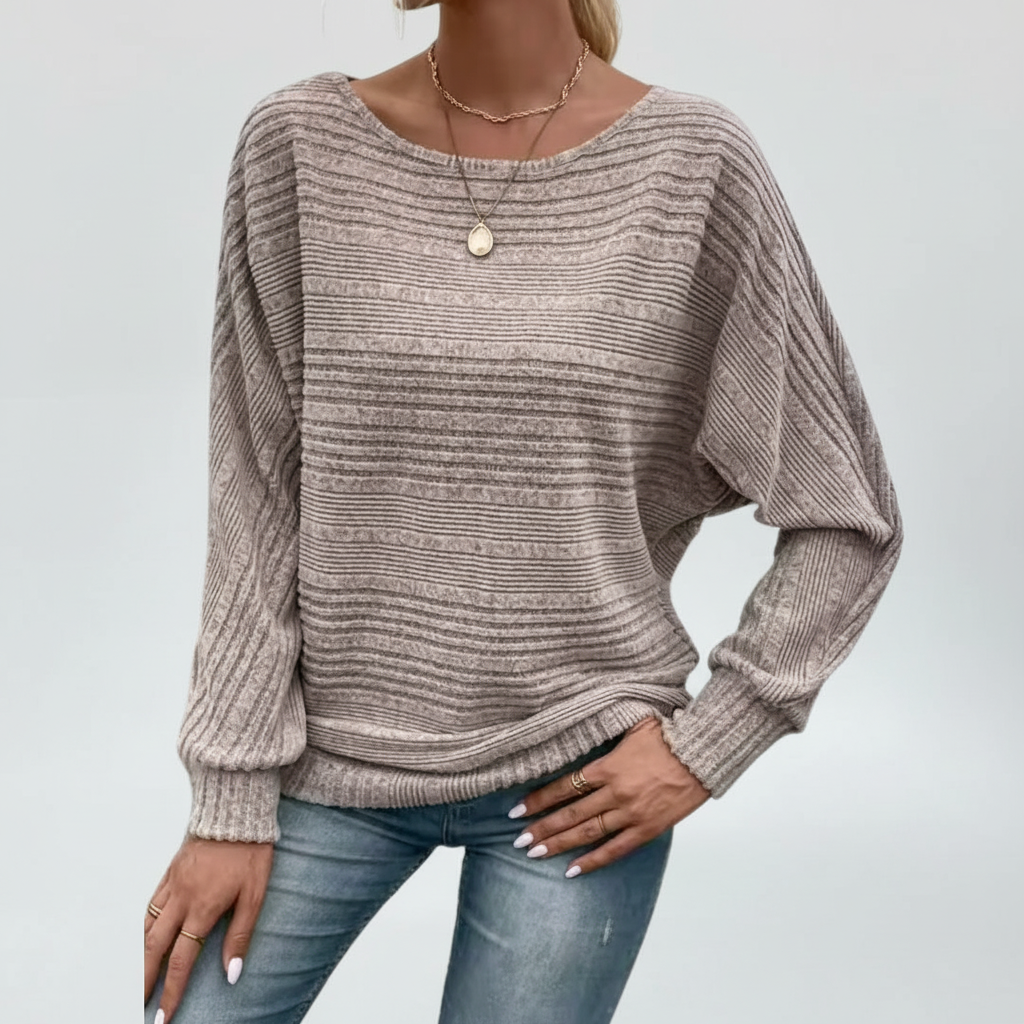 Gestreifter Damenpullover - Lara