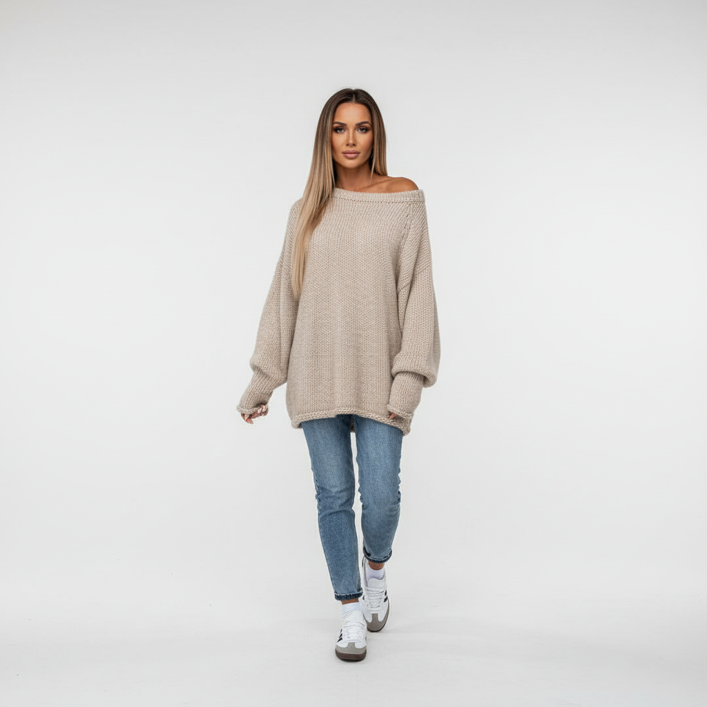 Gestrickter Damenpullover -  Marina