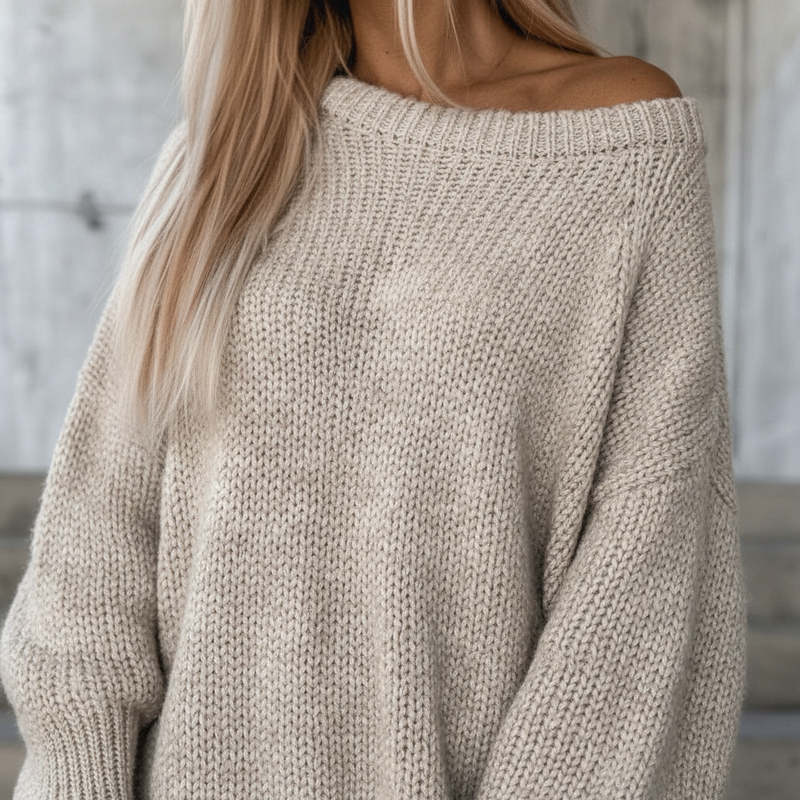 Gestrickter Damenpullover -  Marina