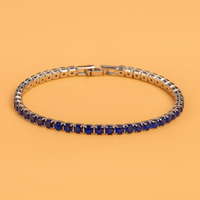 Glanzvolles Ketten-Tennisarmband