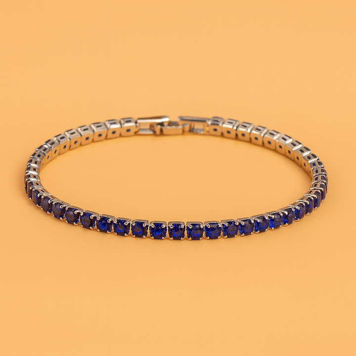 Glanzvolles Ketten-Tennisarmband