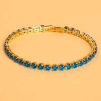 Glanzvolles Ketten-Tennisarmband