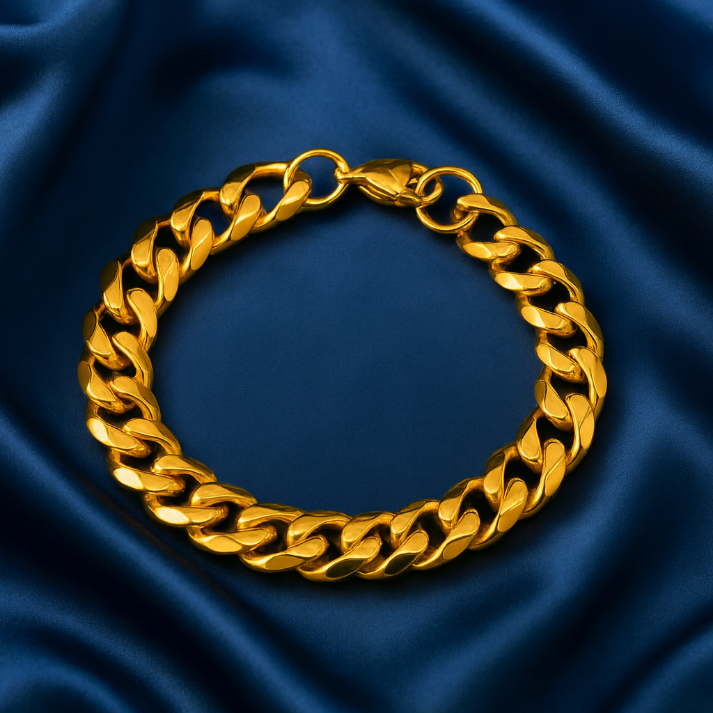 Eleganz-Link Edelstahl-Armband