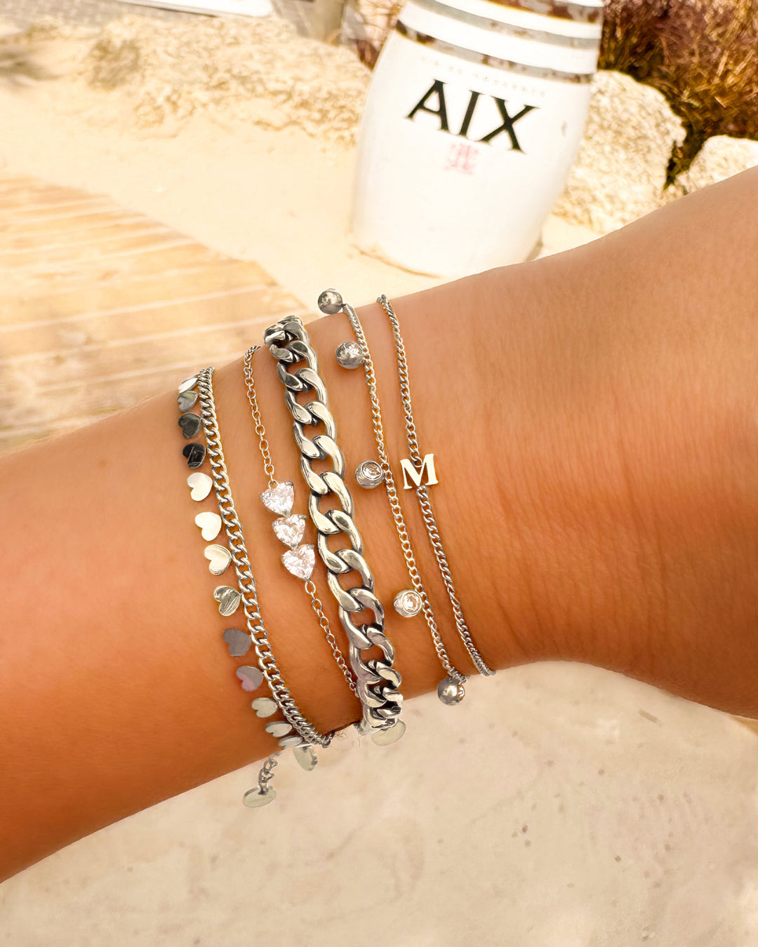 Goldfarbenes Initialarmband - InitialGold