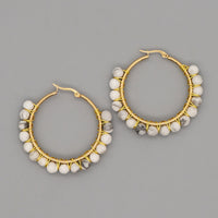 Große Creolen Aus Kristall - CrystalHoops