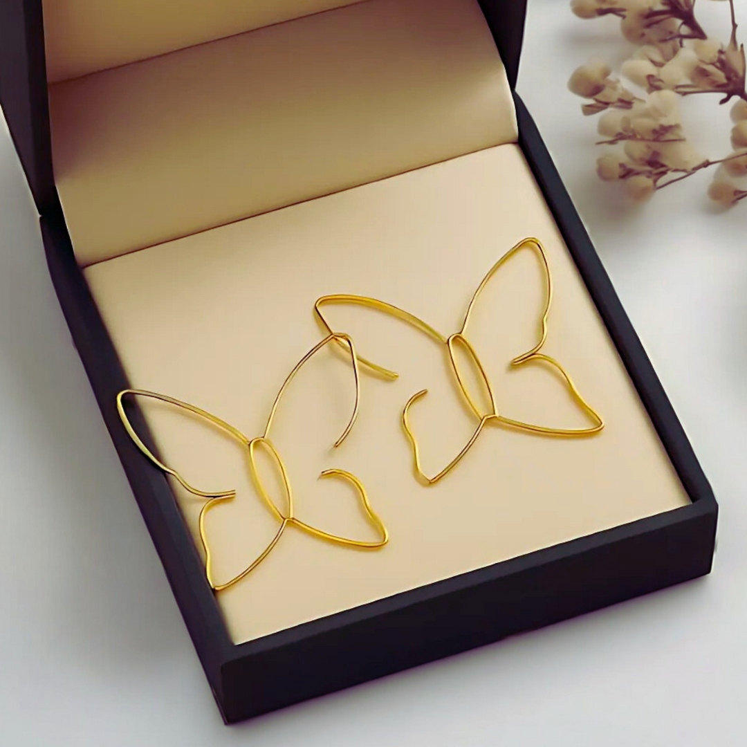 Große Schmetterlingsohrringe - ButterflyEarring