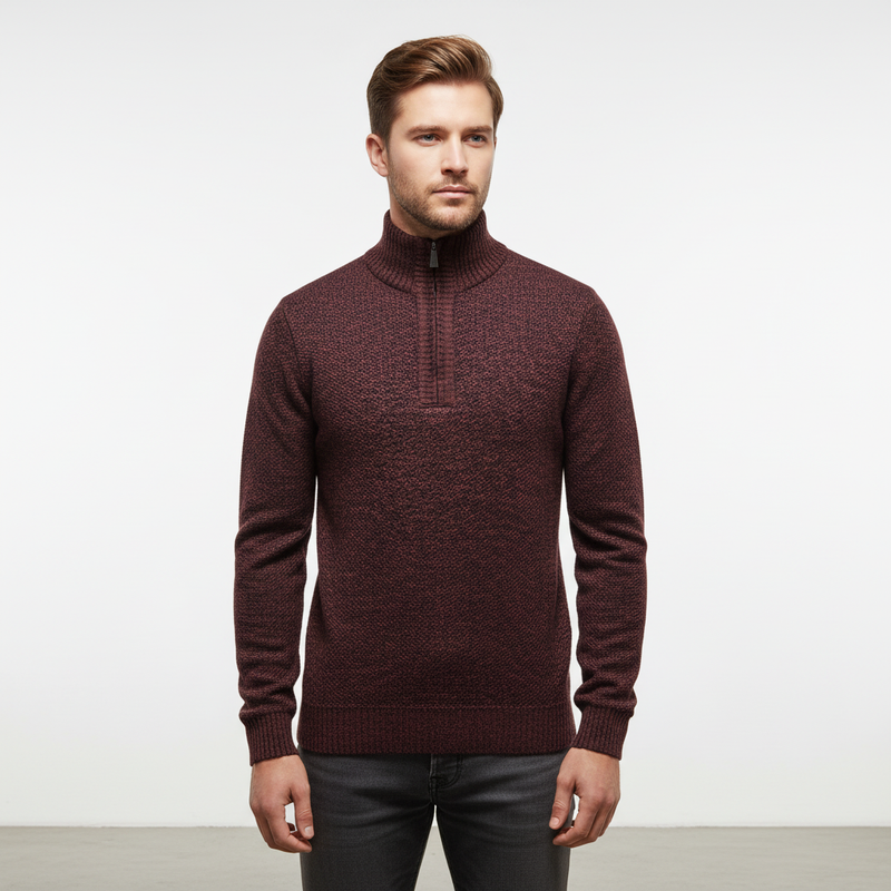 Halb-Zipper Pullover - Daniel