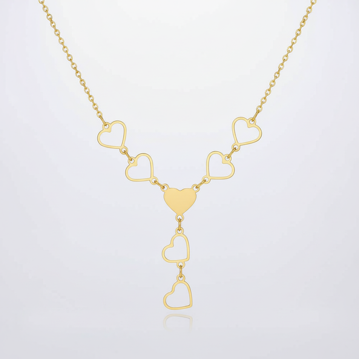 Halskette Mit Herzdesign - GlamHeart