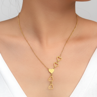 Halskette Mit Herzdesign - GlamHeart